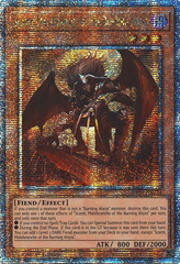Scarm, Malebranche of the Burning Abyss - RA04-EN233 - (Quarter Century Secret Rare) - 1st Edition